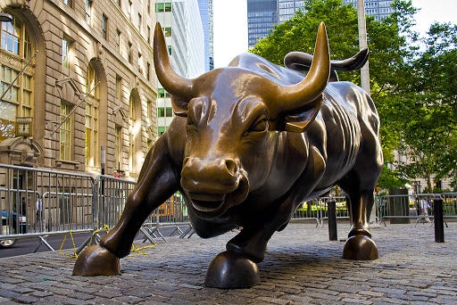 Toro scatenato a Wall Street,  nuovi record per i listini americani