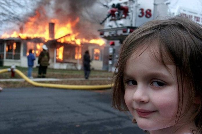 Il meme di "Disaster Girl" è stato venduto per mezzo milione di dollari